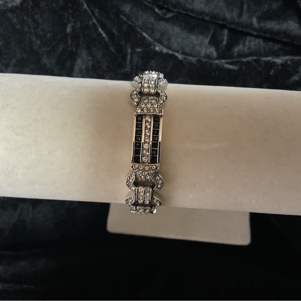 VTG Ciner for MMA Antique Silver Toned Bracelet - Picture 2 of 4